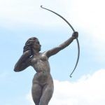 Diana Cazadora Ixmiquilpan la escultura original