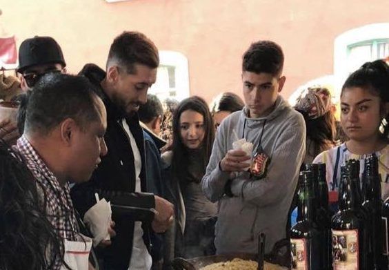 Héctor Herrera esquites en el real