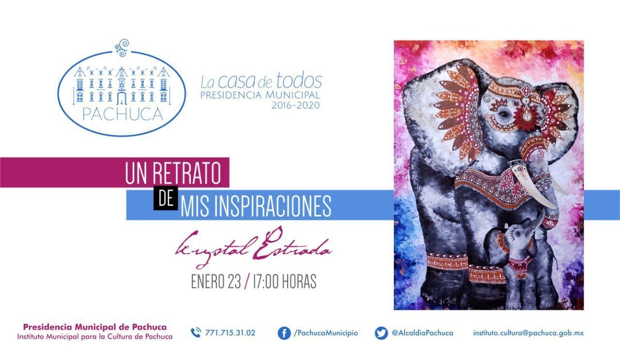Asiste a la muestra pictórica de Krystal Garrido en Instituto Municipal de Cultura de Pachuca