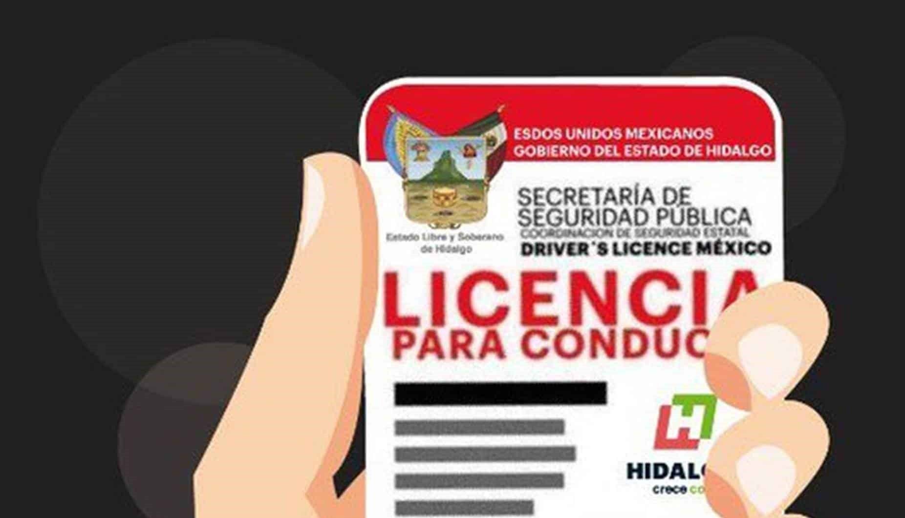Requisitos para renovar o tramitar licencia de conducir en Hidalgo