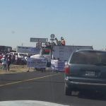 La México-Pachuca se encuentra bloqueada por manifestantes