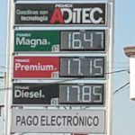 Gasolina continúa con baja de costo en Pachuca; 16.43 la más barata