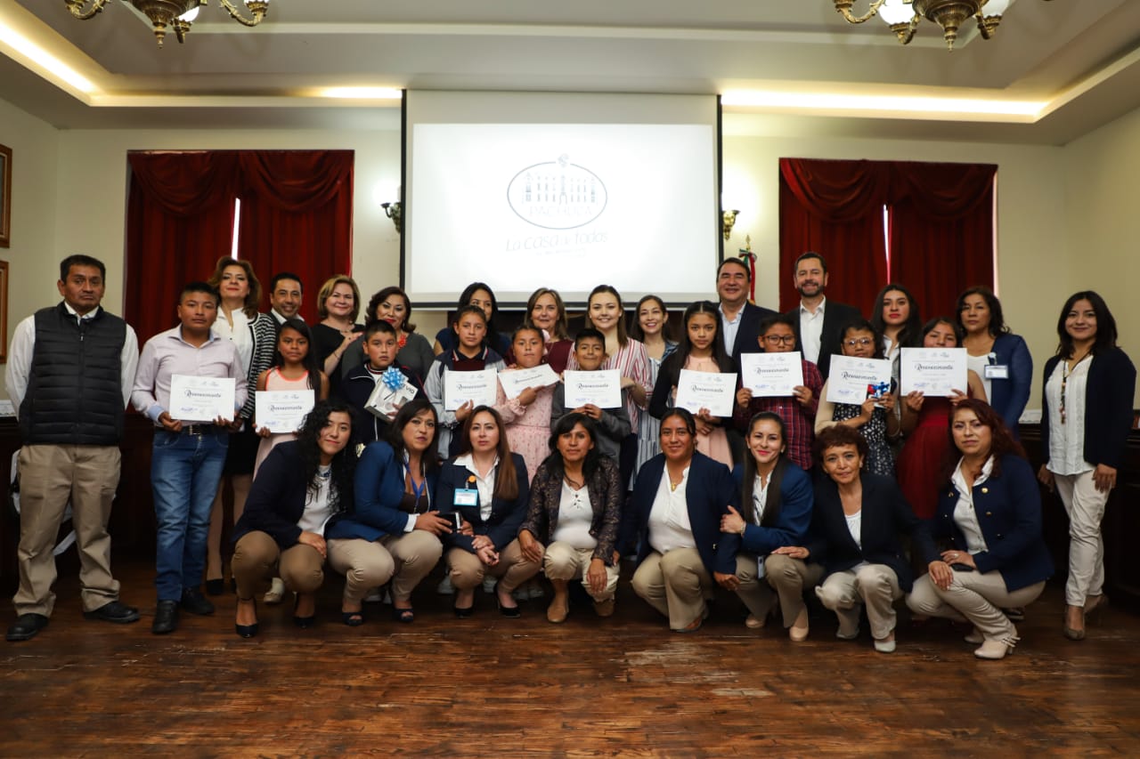 Expone niñez pachuqueña sus inquietudes durante elección del niño DIFusor