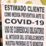 Obligatorio el uso de cubrebocas para comprar en supermercados