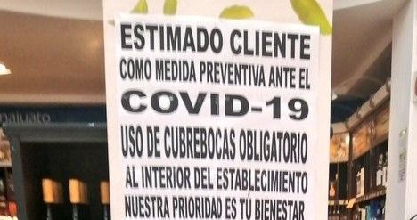 Obligatorio el uso de cubrebocas para comprar en supermercados