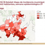 Hidalgo registra 52 positivos y 8 muertes por Covid-19 este lunes