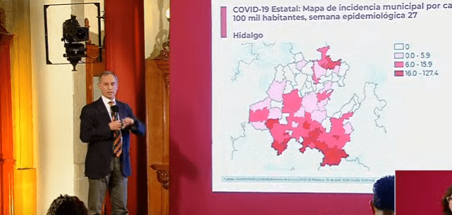 Hidalgo, con buen control de epidemia gracias a Hoy no circula: López-Gatell