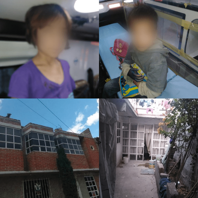 Mujer se va a Tula y deja a niños amarrados en domicilio