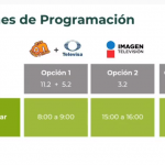 Horarios de clases por televisión para nivel preescolar 2020-2021