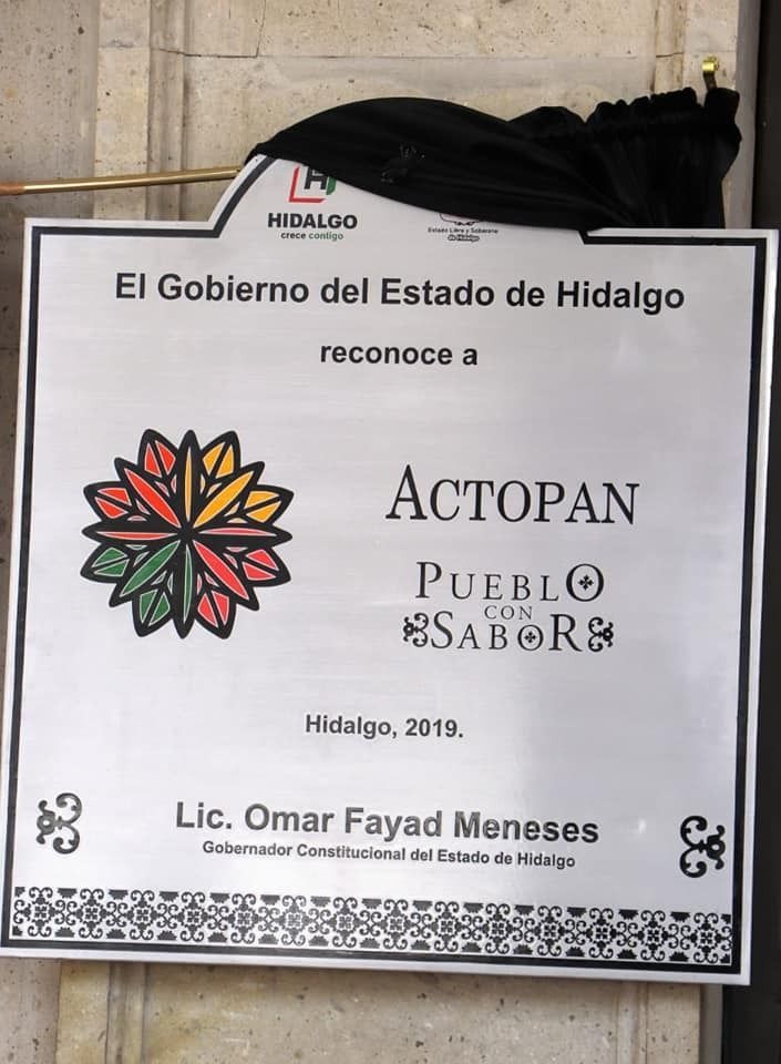 Actopan, pueblo con sabor de Hidalgo: colocan placa