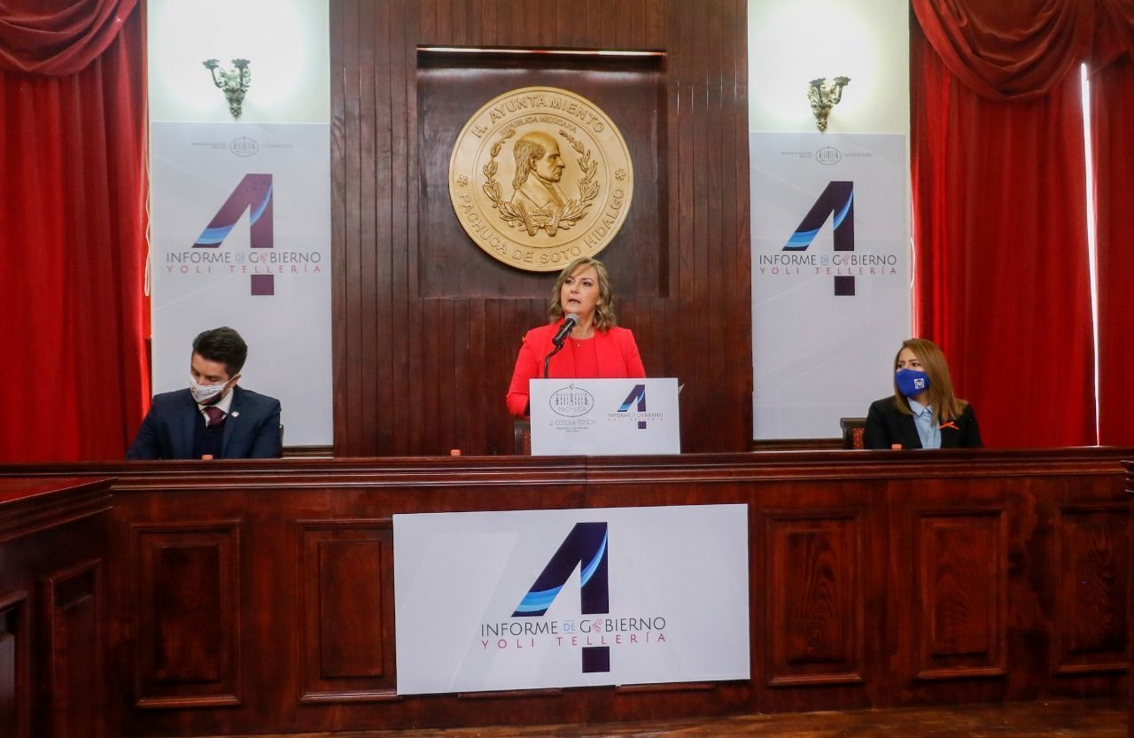 Rinde Yoli Tellería su 4to. informe de gobierno