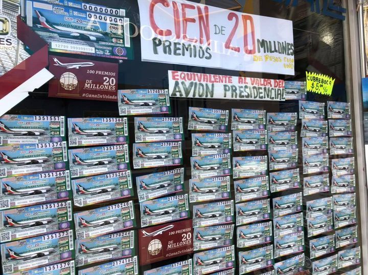Conoce a los ganadores del sorteo del avión presidencial de la Lotería Nacional