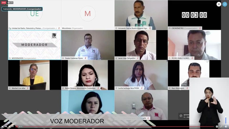 Efectúa IEEH #DebatesPorHidalgo en Santiago Tulantepec, Zempoala y Chilcuautla