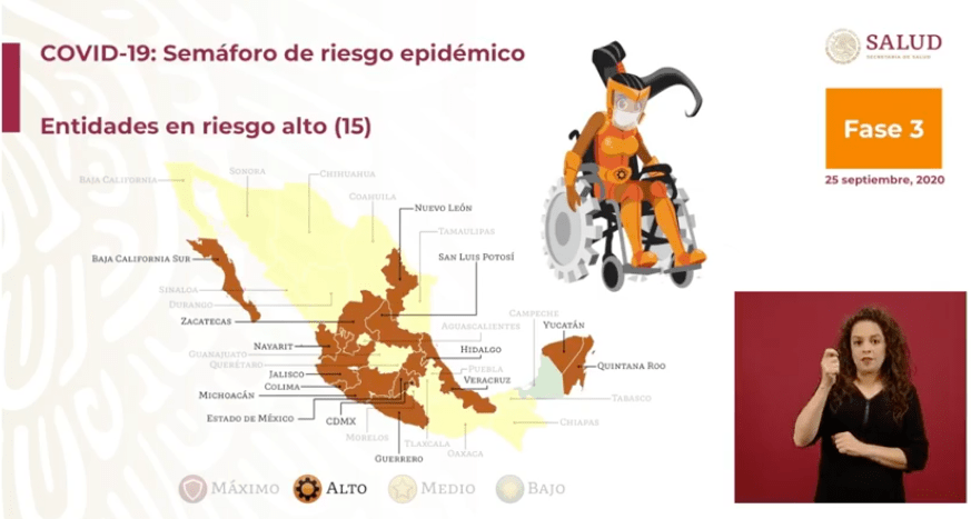 Hidalgo se mantiene en semáforo naranja la próxima quincena