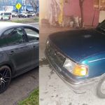 Recuperan tres autos robados en calles de Pachuca