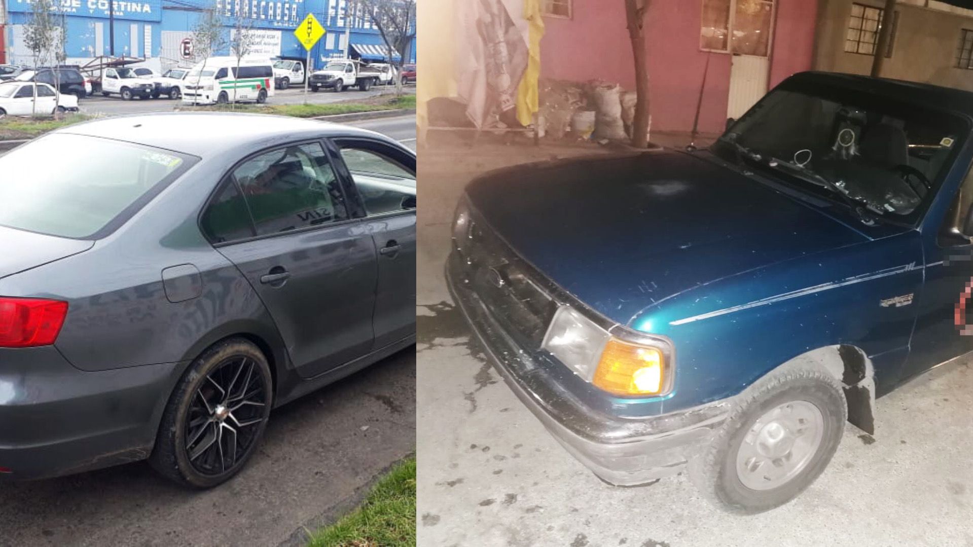 Recuperan tres autos robados en calles de Pachuca