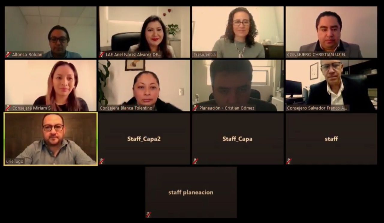 IEEH imparte capacitación virtual a integrantes de los 84 Consejos Municipales Electorales