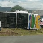 Deja 7 personas lesionadas volcadura de ODT en la México-Pachuca