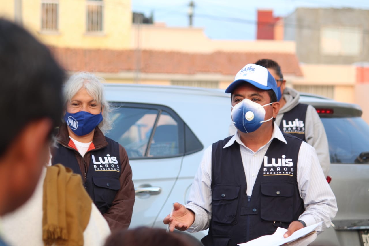 Luis Baños compromete internet gratuito para Mineral de la Reforma