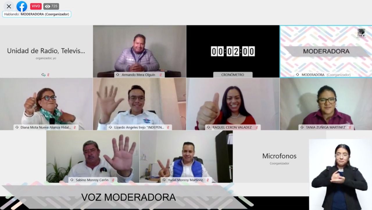 Concluye IEEH “#DebatesPorHidalgo2020” para la renovación de los Ayuntamientos