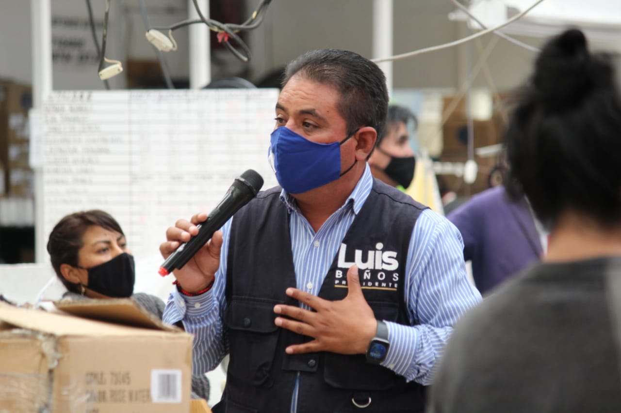 Luis Baños presentó cinco puntos para lograr el verdadero desarrollo de Mineral de la Reforma