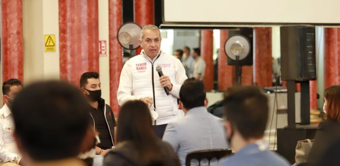 Anuncia Sergio Baños oportunidades laborales para jóvenes