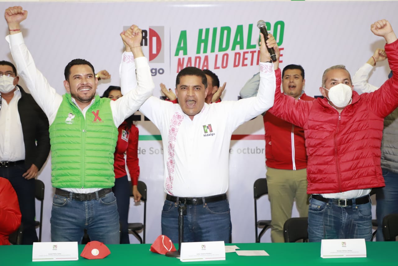 Sergio Baños, favorecido por tendencias en Pachuca: PRI