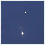 Júpiter y Saturno tendrán esta noche la Gran Conjunción