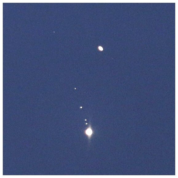 Júpiter y Saturno tendrán esta noche la Gran Conjunción