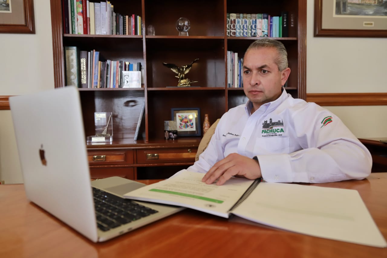 Alcalde de Pachuca presenta Plan Municipal de Desarrollo 2020-2024