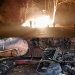 Explota pipa de gas y deja un muerto; cierran la Pachuca-Huejutla