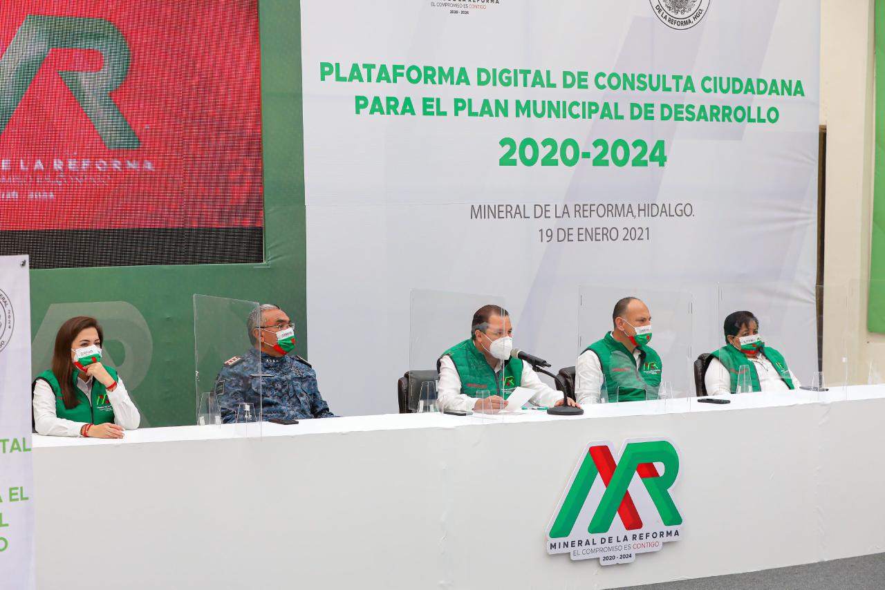 Presentan Plataforma Digital de Consulta Ciudadana en Mineral de la Reforma