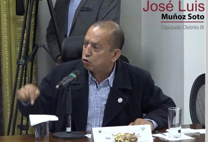 Muere diputado José Luis Muñoz Soto por Covid-19