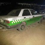 Un taxi robado en Pachuca fue recuperado por elementos de la Secretaría de Seguridad Pública municipal.