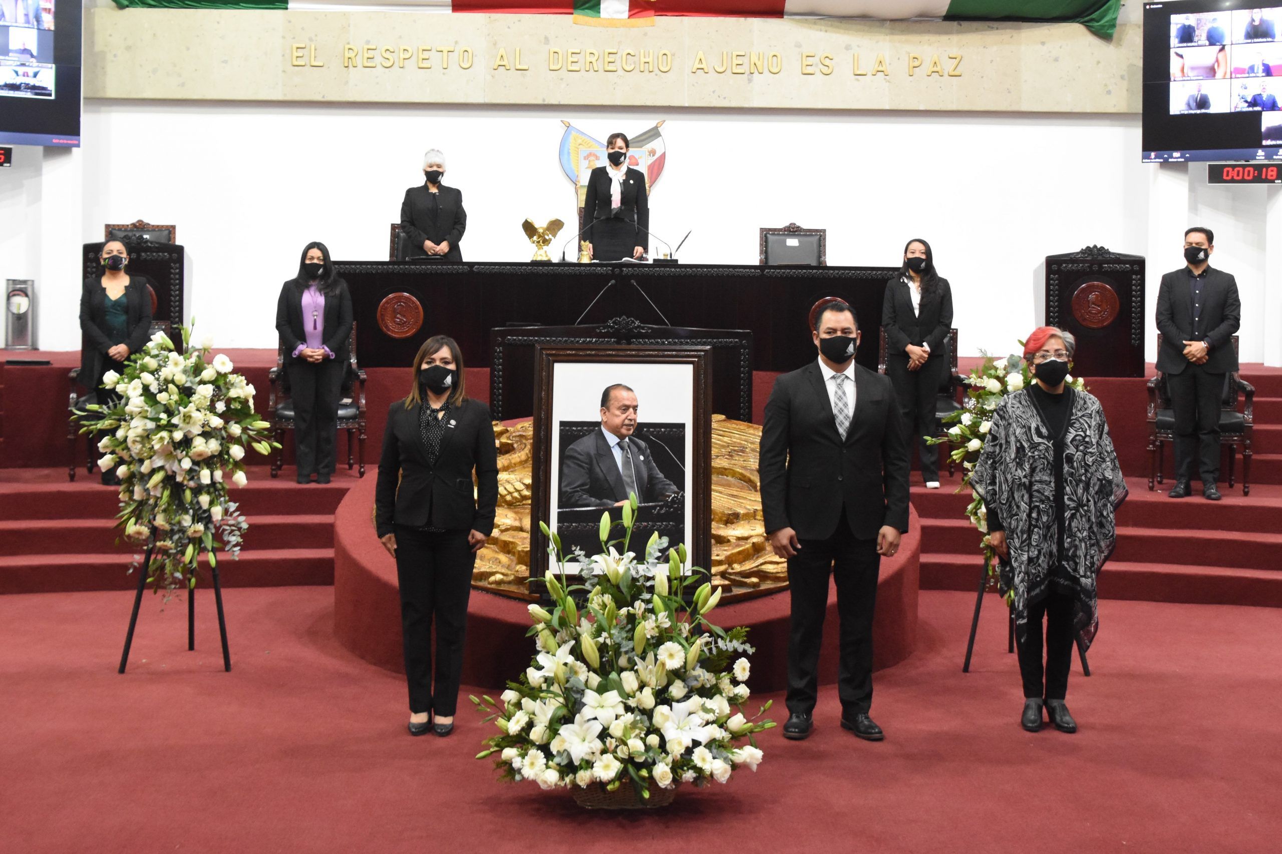 Rinden homenaje a José Luis Muñoz Soto, diputado fallecido por Covid