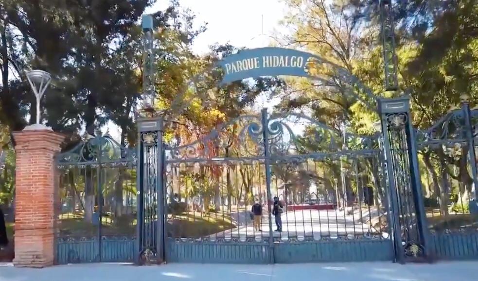 Restaurarán la puerta del Parque Hidalgo de Pachuca; será removida