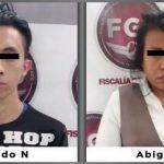 Detienen a pareja que robó ahorros de hombre en Banco Azteca