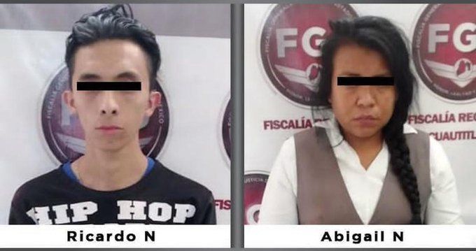 Detienen a pareja que robó ahorros de hombre en Banco Azteca