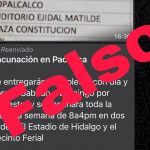 Circulan en WhatsApp mensajes falsos sobre vacunación en Pachuca