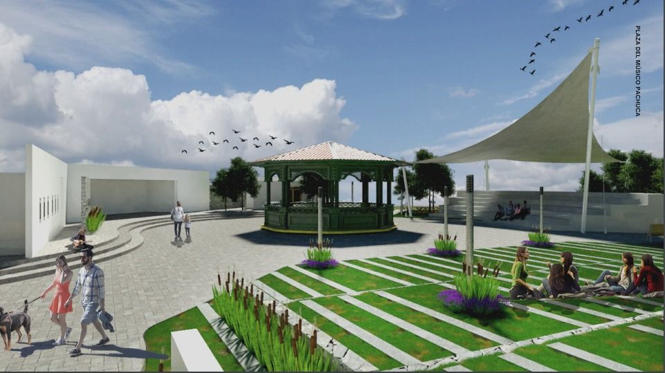 Entregan a alcaldía de Pachuca proyecto de renovación de Jardín del Arte