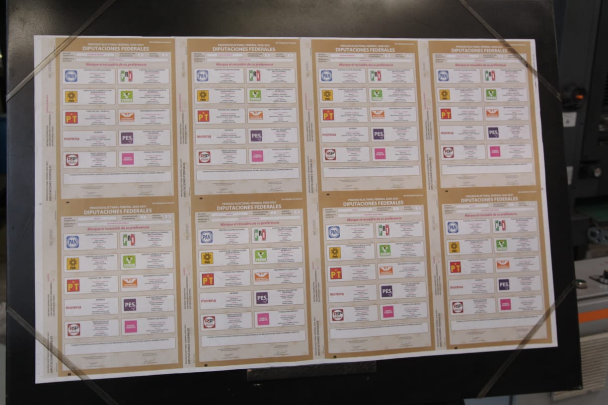 Comienza INE impresión de 102 millones de boletas electorales