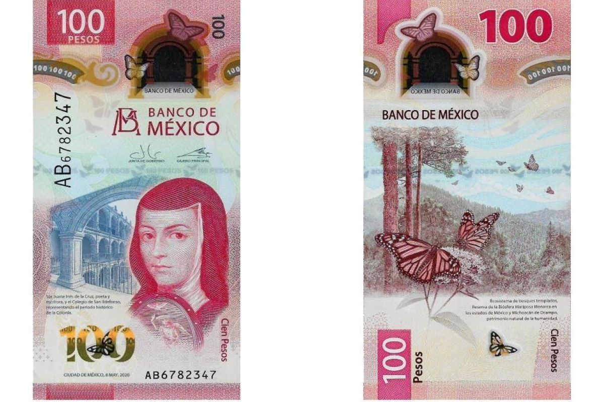 Billete de 100 pesos logra un galardón internacional
