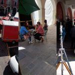 Graban en portales de Plaza Juárez la serie Los Enviados