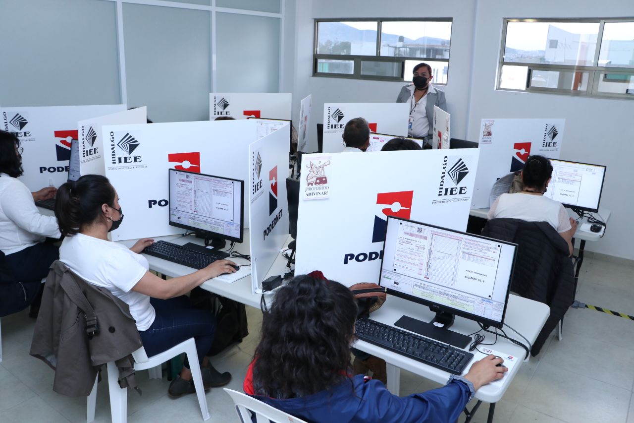 IEEH realiza exitosamente primer simulacro del PREP