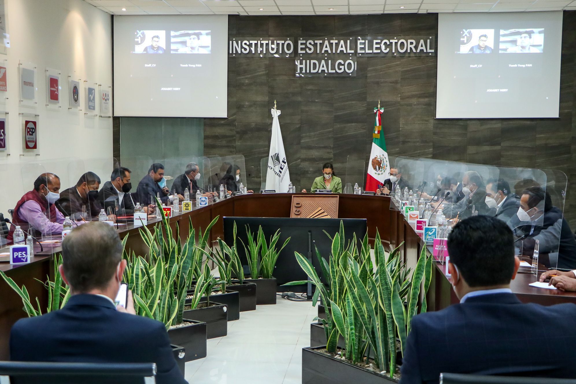 IEEH instala Sesión Permanente de la Jornada Electoral de los Procesos Electorales Locales Ordinario y Extraordinario 2020–2021