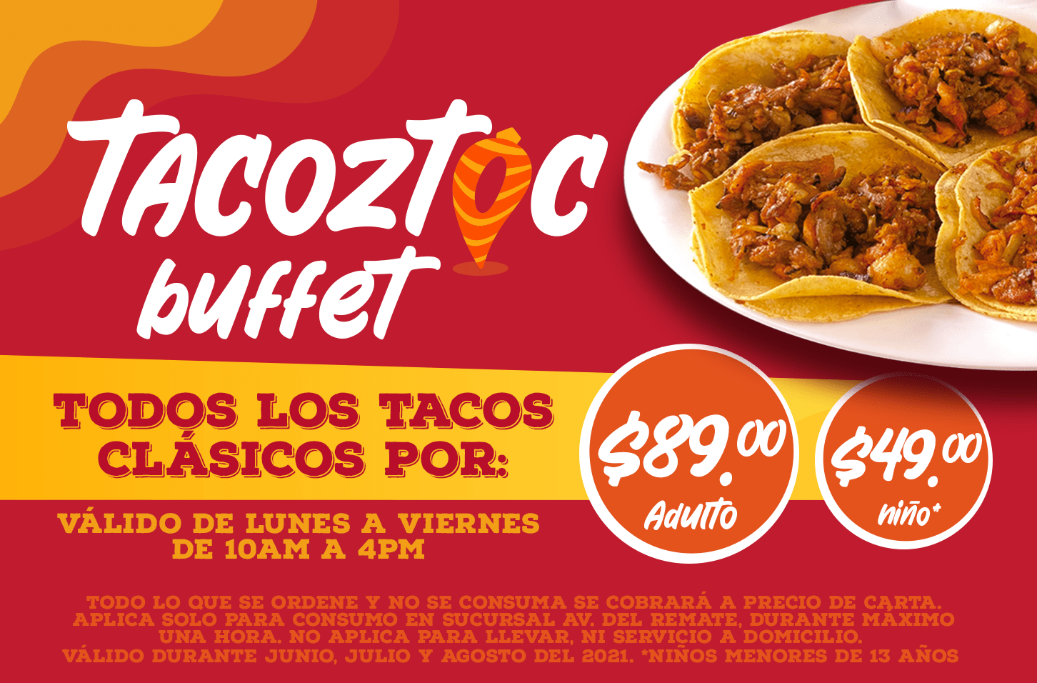 No te puedes perder el único buffet de tacos en Pachuca