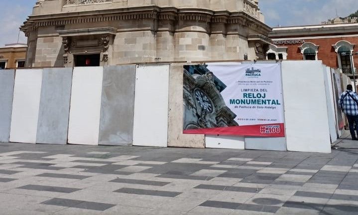 Costará 100 mil pesos restauración del Reloj de Pachuca