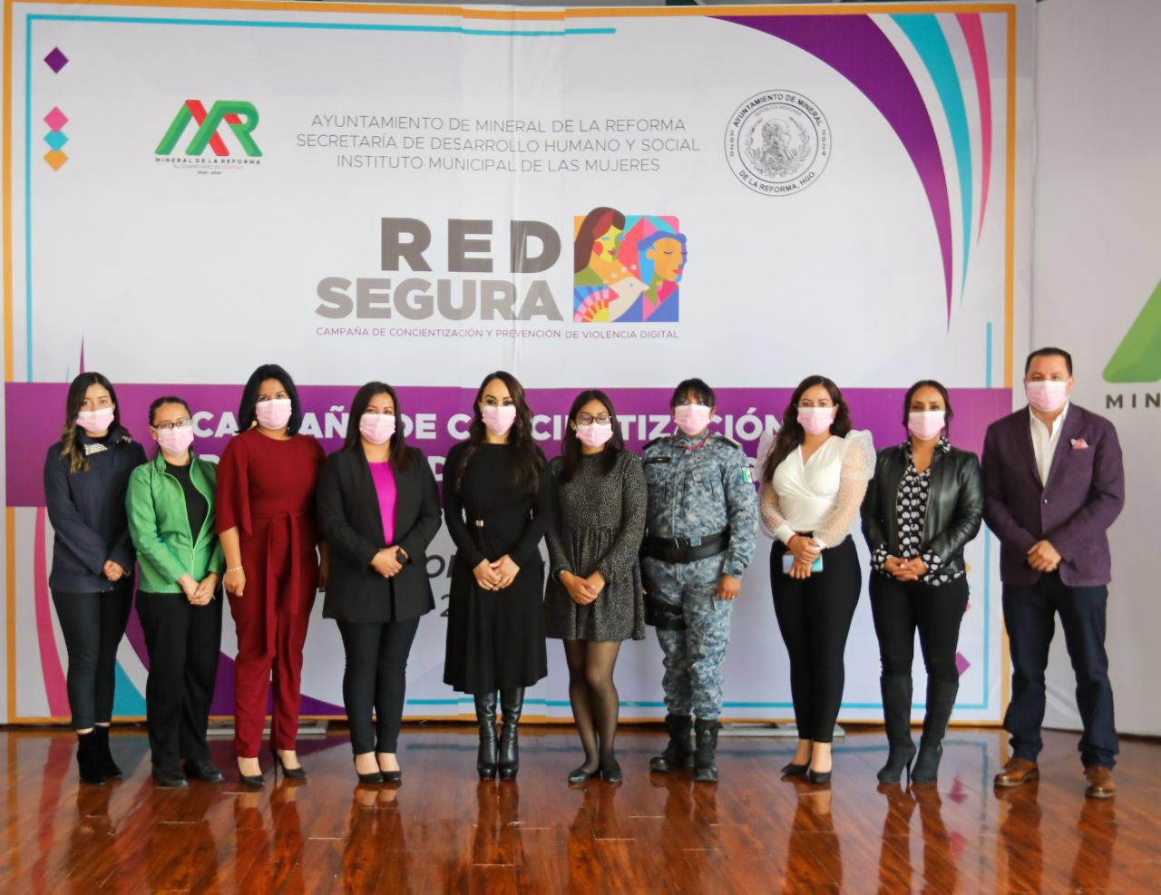 Promueve Mineral de la Reforma encuentro de mujeres "Red Segura"