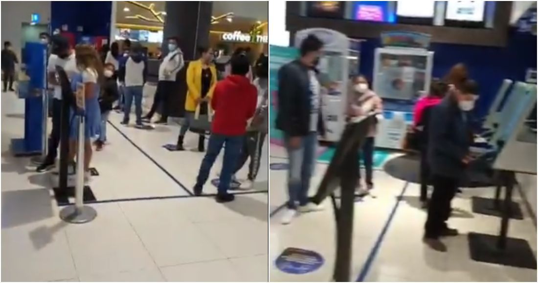Le piden celular por grabar filas en Cinépolis Pachuca