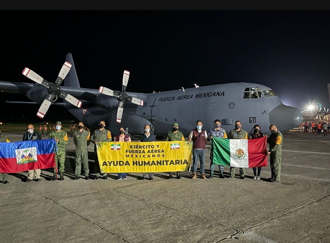México envía ayuda humanitaria a Haití tras sismo